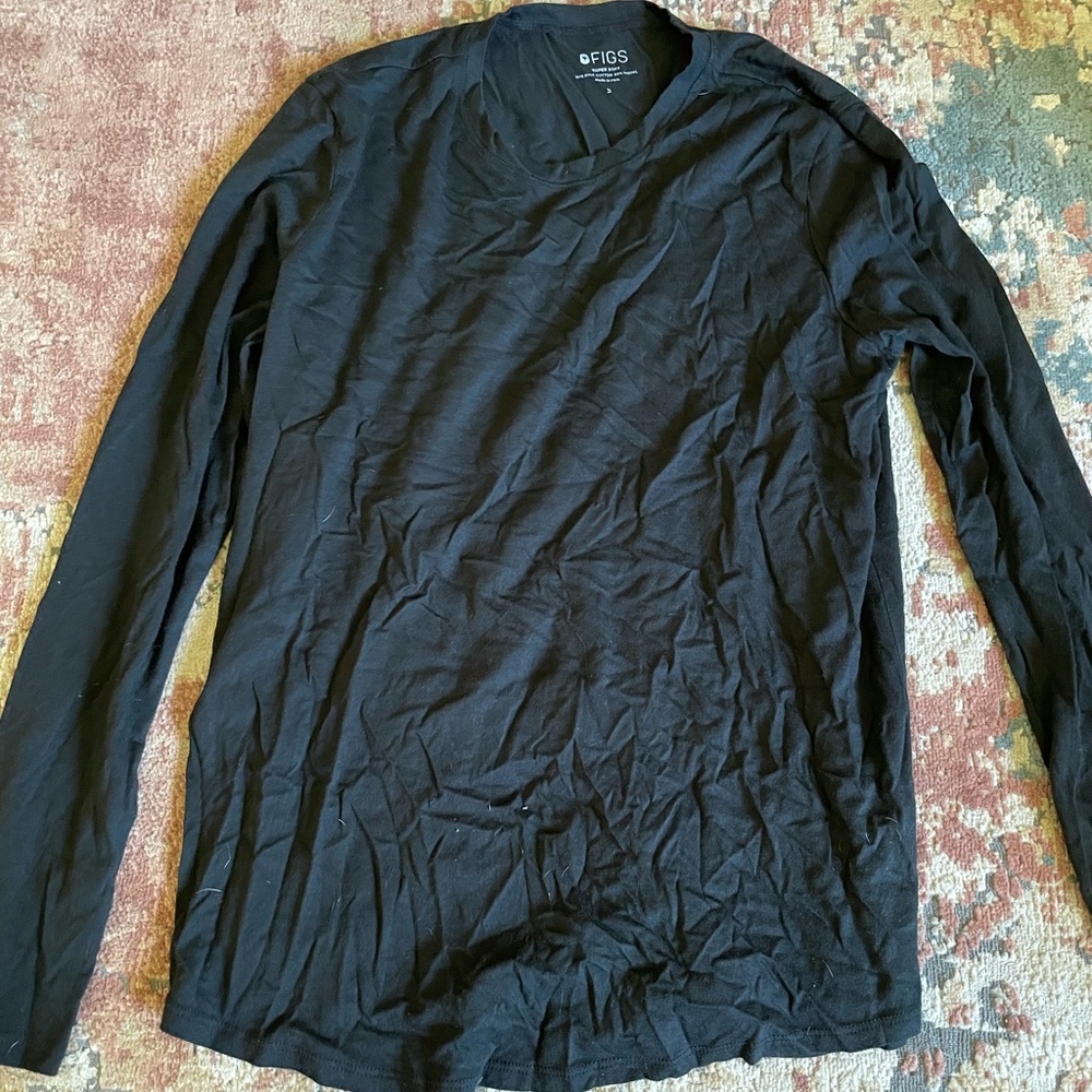 Figs super soft king black sleeve